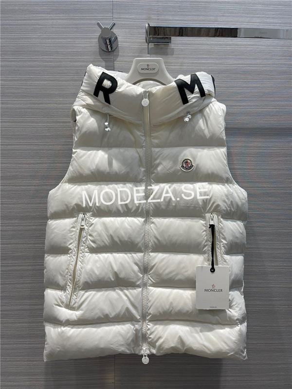 5a4a36a2 Moncler Monteuil White Vest - Image 1