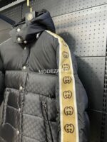 Gucci GG Jacquard Nylon Black Jacket - Image 2