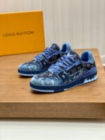 Louis Vuitton Blue Monogram Denim Trainer