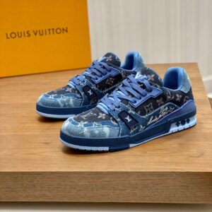 Louis Vuitton Blue Monogram Denim Trainer
