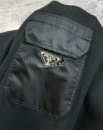 Prada Black Tracksuit Logo On Pocket - Image 4