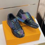 Louis Vuitton Monogram MultiColor Black Run Away Sneakers - Image 3