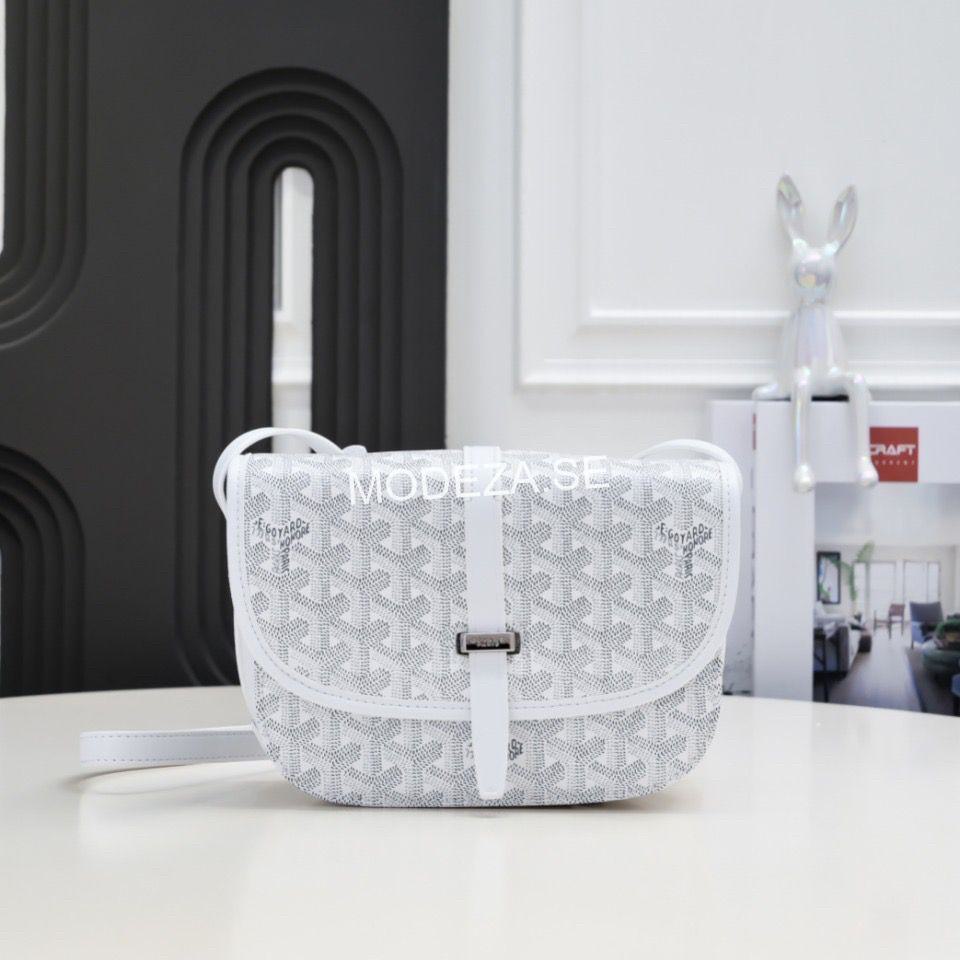 6efa3491-c777-40e5-9042-3bff4caf7cc6 Goyard Belvedere Pm White Bag - Image 1