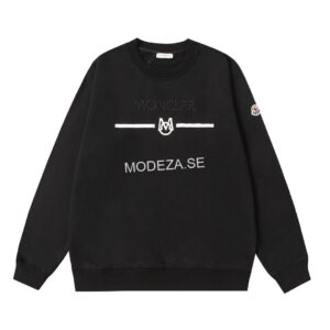Moncler Logo Black Sweatshirt #1