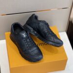 Louis Vuitton Monogram Skin Black Run Away Sneakers - Image 3