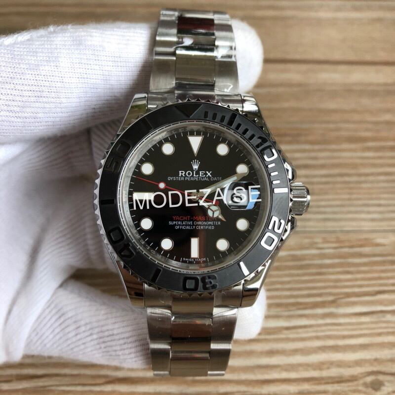 7526093b Rolex Yacht-Master Silver/Black Dial 40mm - Image 1
