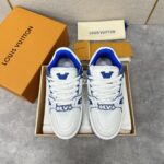 Louis Vuitton Maxi Blue/White Trainer - Image 3