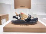 Burberry Checked Lace-up Sneakers - Image 2