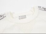 Christian Dior White Knitted CrewNeck Sweater - Image 4