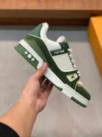 Louis Vuitton Green/White Trainer - Image 3