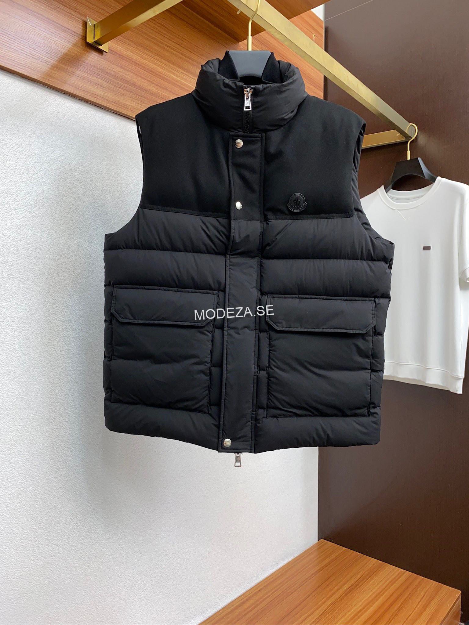 977c441a Moncler Rance Down Black Vest - Image 1
