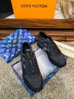 Louis Vuitton Black Monogran Run Away Trainer - Image 4