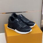 Louis Vuitton Black/White Monogram Run Away Sneakers