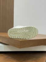 Louis Vuitton Maxi Metallic White Trainer - Image 4