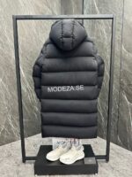 Moncler Hanoverian Long Black Jacket - Image 5