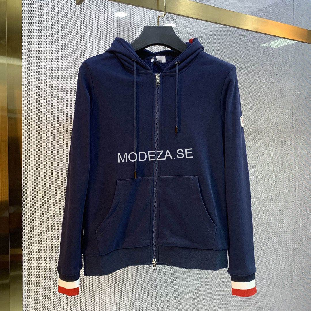 WhatsApp Bild 2024-10-08 kl. 15.48.06_3385532a Moncler Maglia Navy Zip-Up Hoodie - Image 1