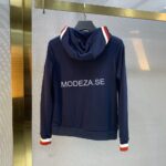 Moncler Maglia Navy Zip-Up Hoodie - Image 2