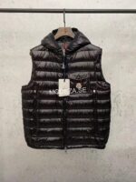 Moncler Ragot Hooded Down Black Vest