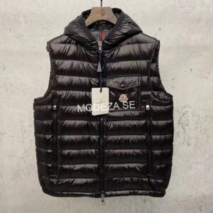 Moncler Ragot Hooded Down Black Vest