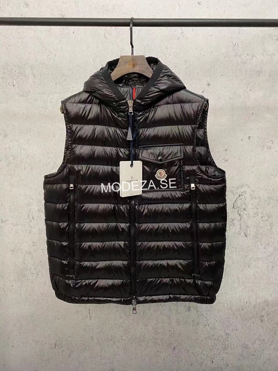 aae747fe Moncler Ragot Hooded Down Black Vest - Image 1