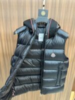 Moncler Luiro Down Black Vest - Image 2