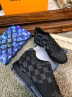 Louis Vuitton Black Monogran Run Away Trainer - Image 6