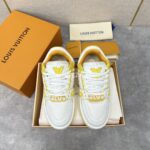 Louis Vuitton Maxi Yellow/White Trainer - Image 3