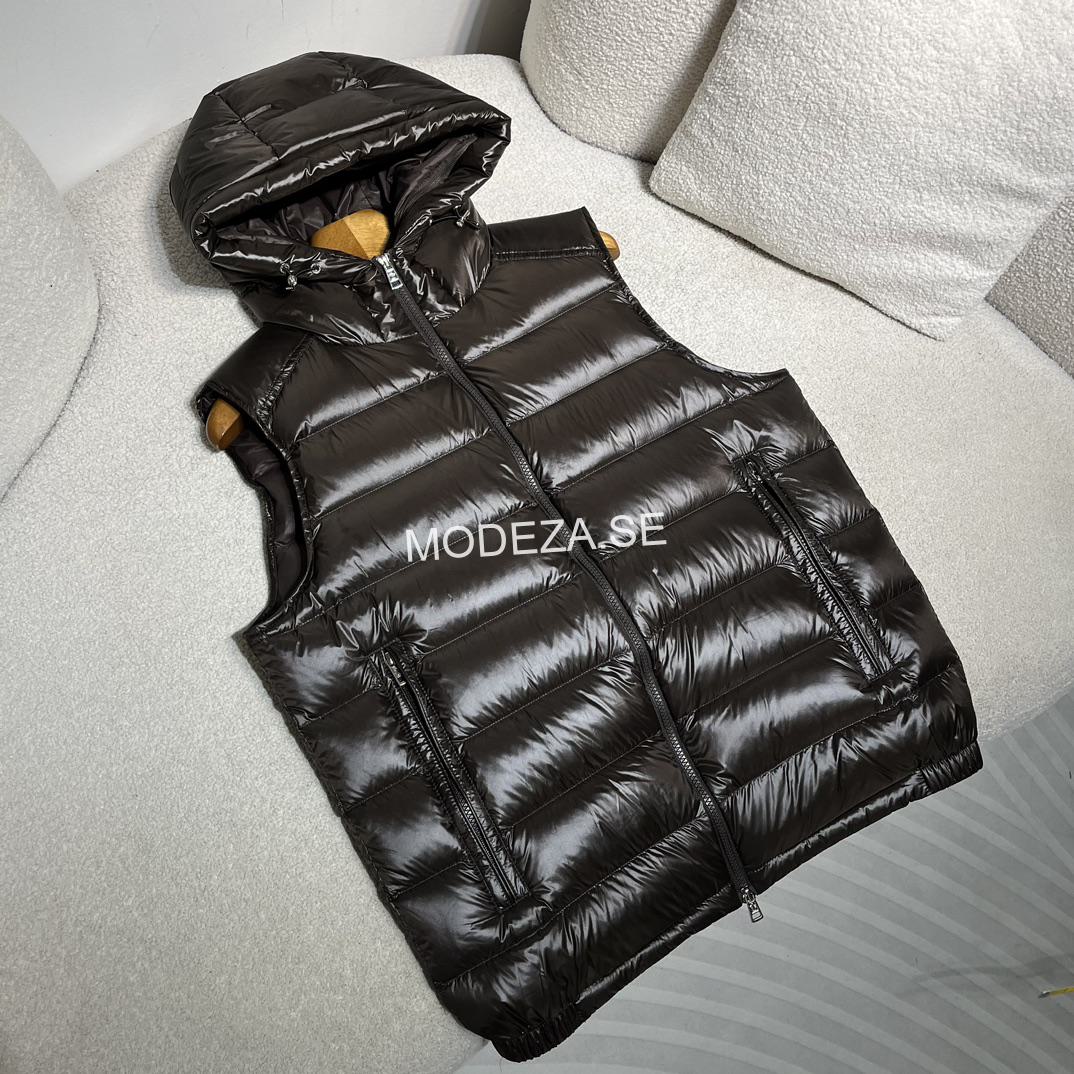 b8ca6c95 Moncler Barant Down Brown Vest - Image 1