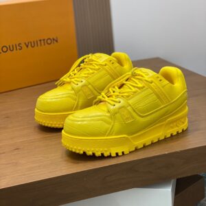 Louis Vuitton Crocodile Yellow Trainer