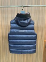 Moncler Luiro Down Navy Vest - Image 3