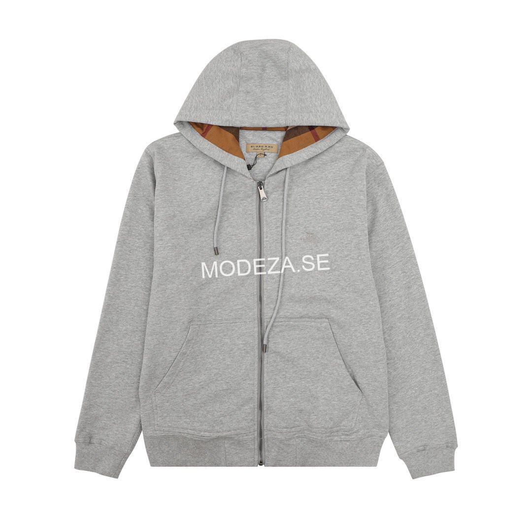c014d3d6-5bd0-44ed-b82b-a0fba666aedd Burberry Rutig Inside Grey Zip Hoodie - Image 1