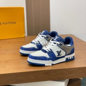 Louis Vuitton Pearls Blue Trainer