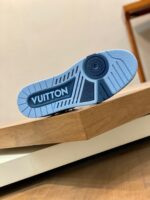 Louis Vuitton Blue Monogram Denim Trainer - Image 4