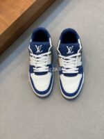 Louis Vuitton Pearls Blue Trainer - Image 4