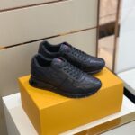 Louis Vuitton Active Leather Black Monogram Run Away