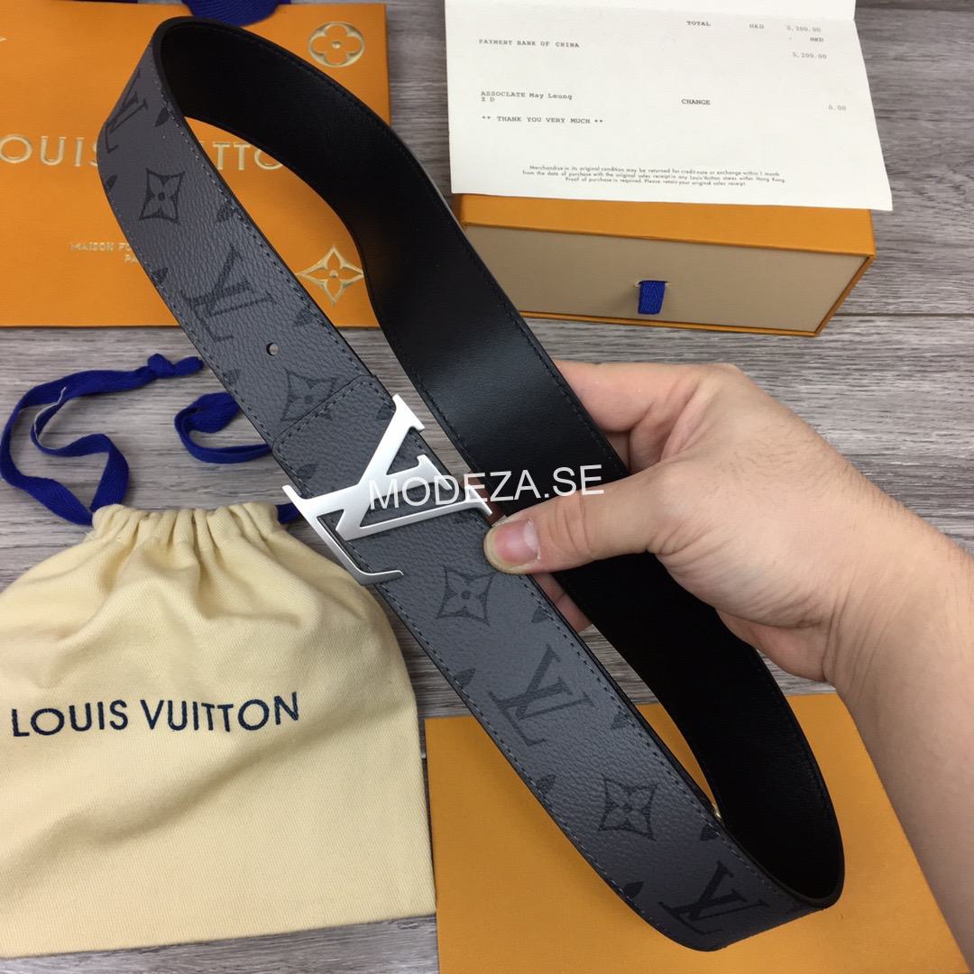 de54d93c Louis Vuitton Grey Belt Silver Buckle #2 - Image 1