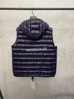 Moncler Ragot Hooded Down Navy Vest - Image 3