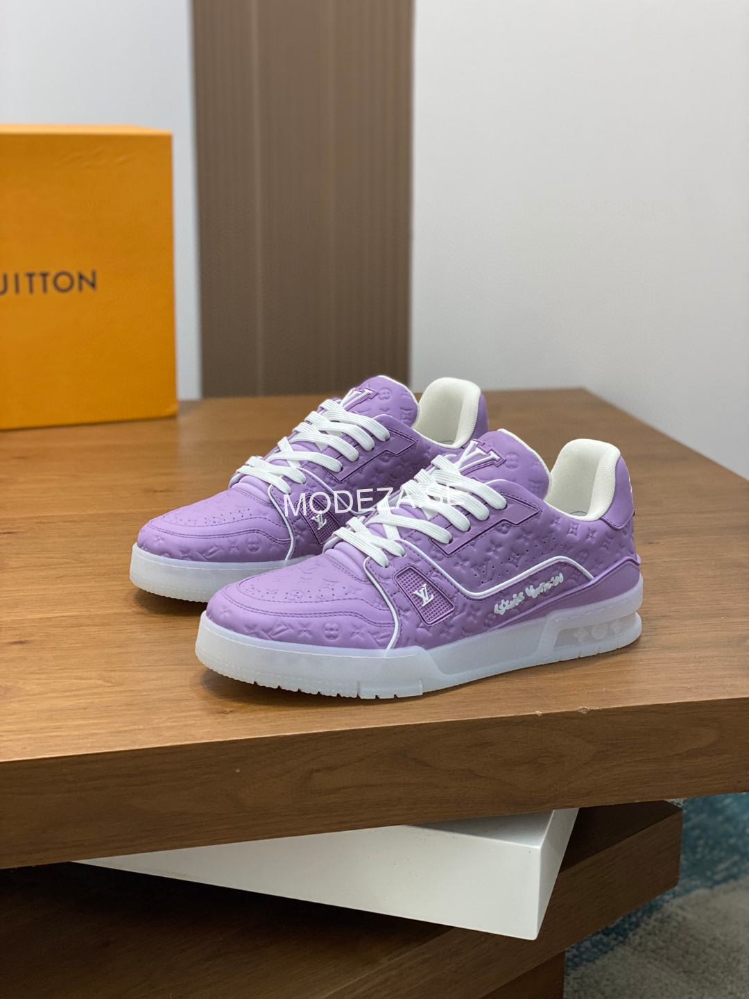 e3da9522 Louis Vuitton Mini Purple Monogram Trainer - Image 1