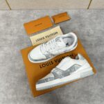 Louis Vuitton Snake Leather White Trainer #1 - Image 4