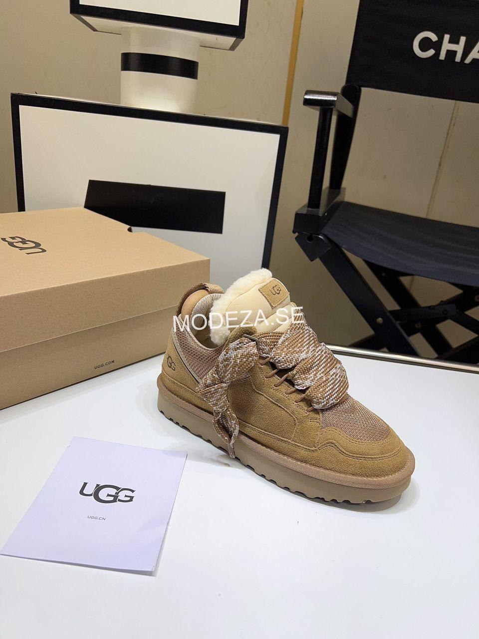 fb8ea4af-8e3b-413d-b222-85b9e7242311 UGG Lowmel Unisex Brown Sneakers - Image 1