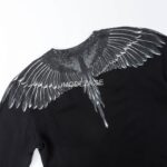 Marcelo Burlon Black Sweatshirt Black Wings - Image 4