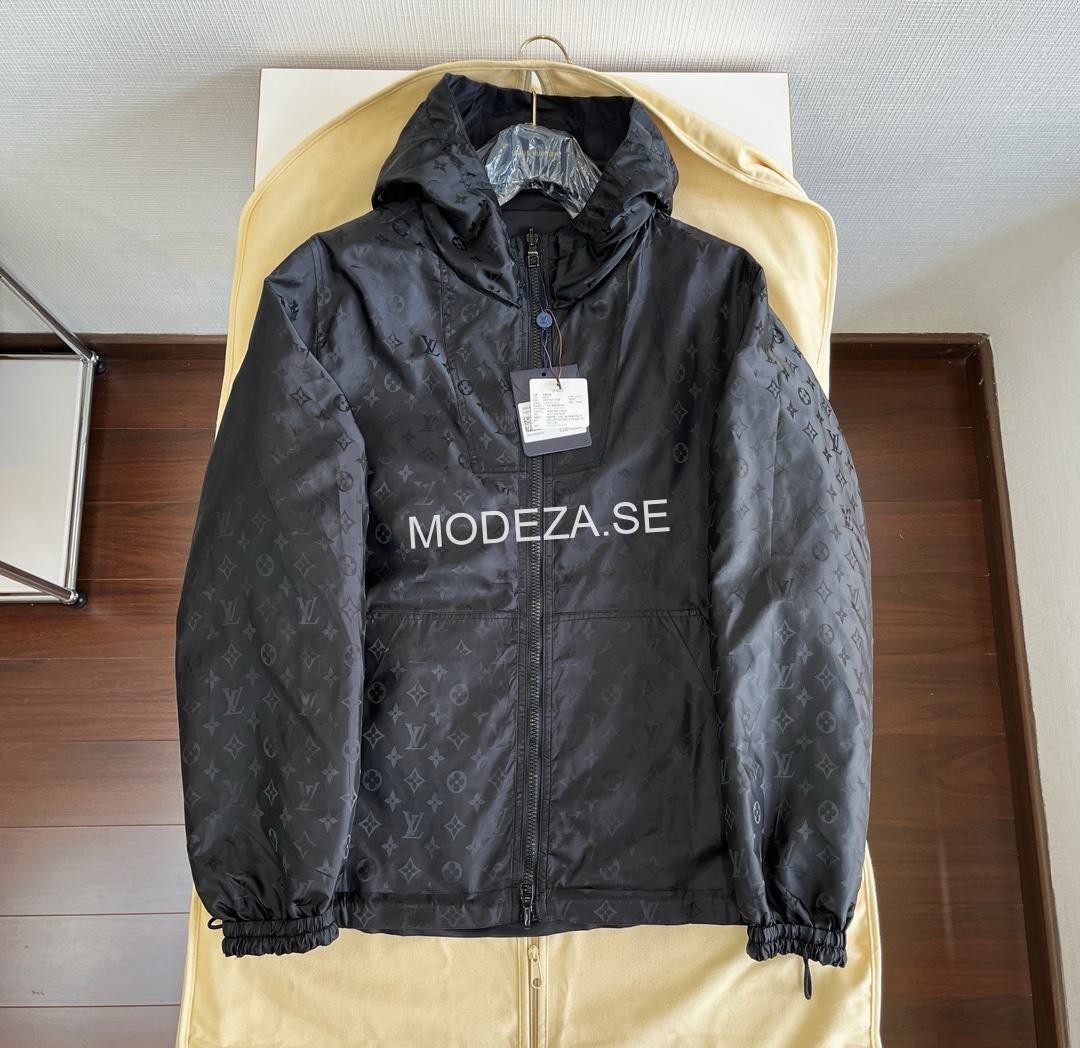 img_3713 Louis Vuitton Monogram Reversible Nylon Black WindBreaker - Image 1