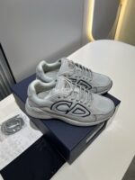 Christian Dior B30 Grey Mesh Sneakers - Image 2