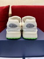 Christian Dior B30 Cream/Lime Mesh Sneakers - Image 4