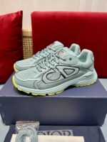 Christian Dior B30 Blue/Lime Mesh Sneakers - Image 2