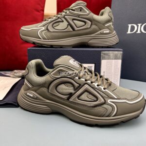Christian Dior B30 Green Mesh Sneakers