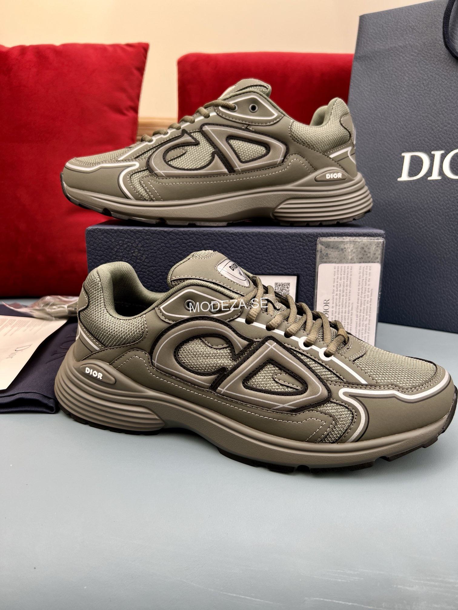 img_5212 Christian Dior B30 Green Mesh Sneakers - Image 1