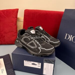 Christian Dior B30 Black Mesh Sneakers