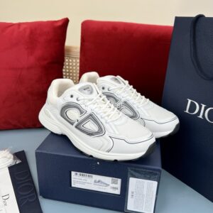 Christian Dior B30 White Mesh Sneakers