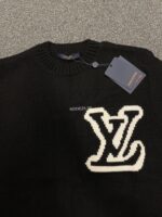 Louis Vuitton Big logo Knitted Black Sweater - Image 2